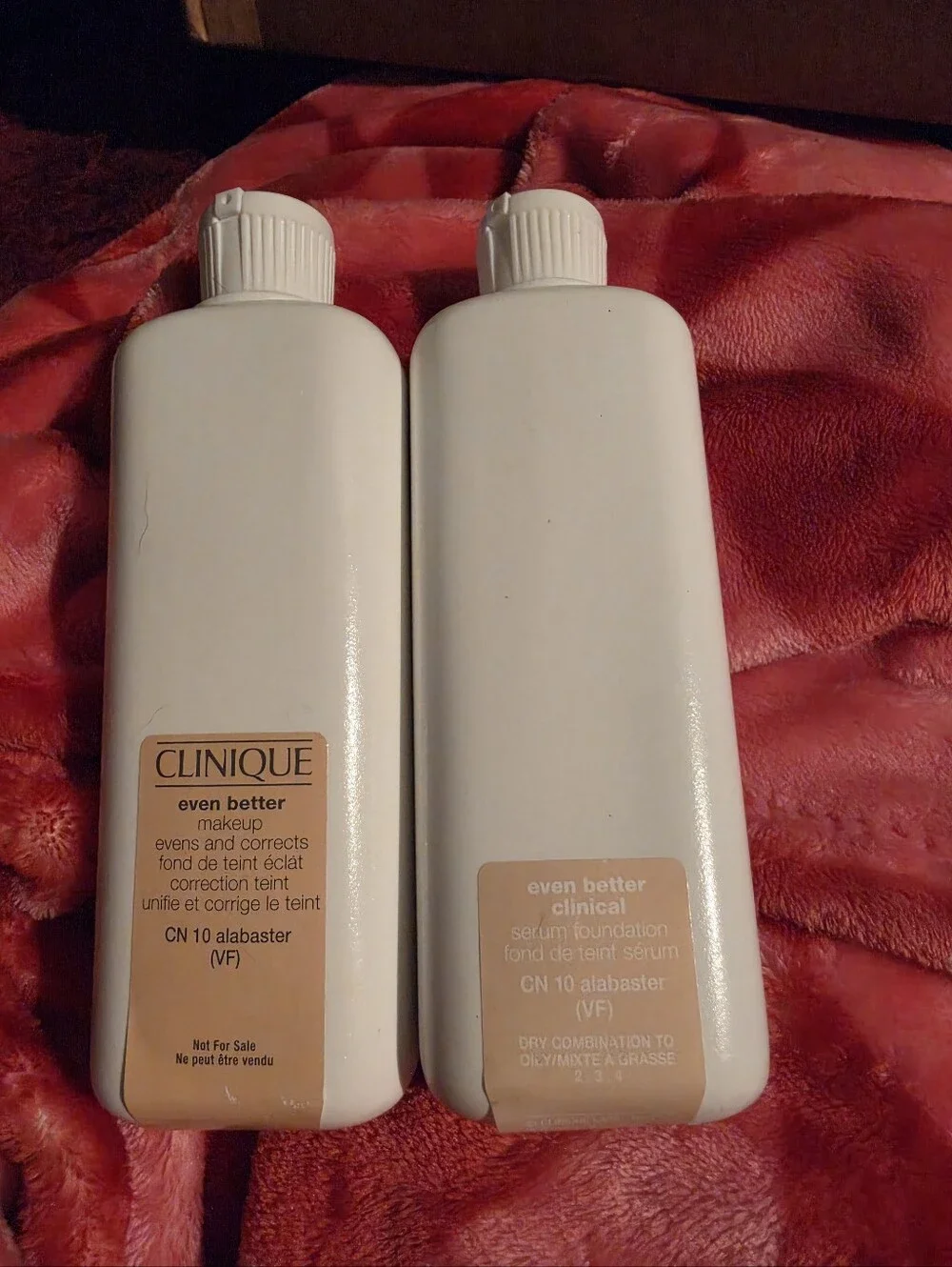 Clinique CN 10 Alabaster Jumbo Foundation Lot of 2 6.7 oz Each